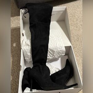 Aldo Black Over-the-Knee Boots